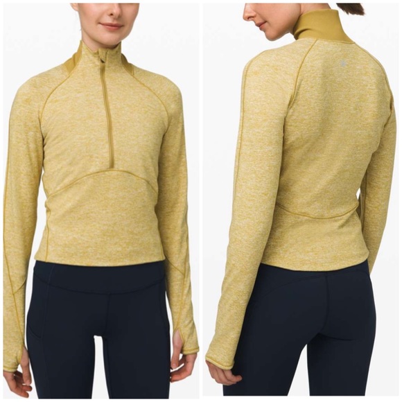 lululemon athletica Tops - Lululemon always alert 1/2 zip pullover 6 grape leaf
